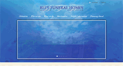 Desktop Screenshot of bluefuneralhome.com